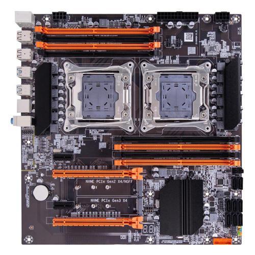 ZX_DU99D4 X99 Sata.M2 Ddr4 2800MHz Usb 3.0 G.Lan 2011-v3 Çift İşlemcili Anakart