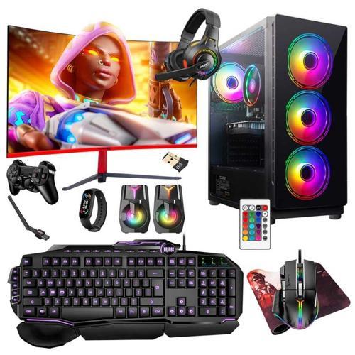 Tx5290 i5 9400F 32GB Ram 512GB SSD 8GB RX580 27 inç 100Hz Curved Oyun Hazır Sistem