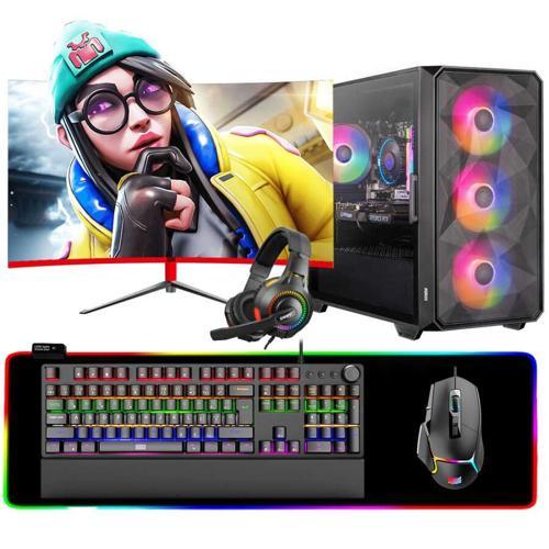 DRx6809 i5 9400F 16GB Ram 512GB NVMe 12GB RTX3060 27 inç 165Hz Curved Oyun Hazır Sistem