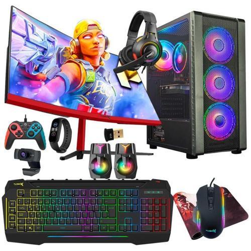 Tx5427 i5 6400 16GB Ram 512GB SSD 4GB GTX1050Ti 23.6 inç Curved Oyun Hazır Sistem