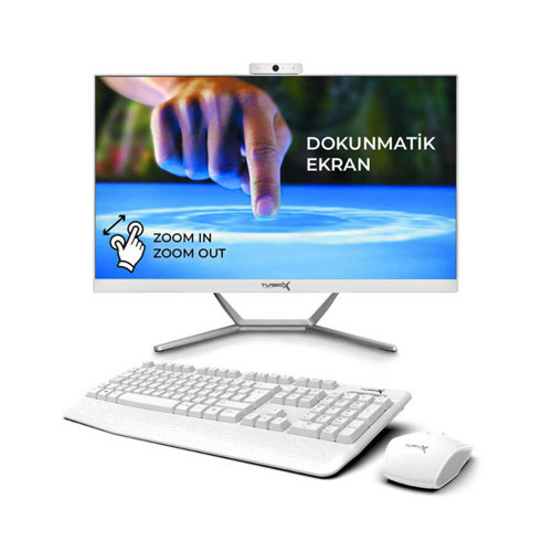 TAx1034 Intel Core i7 8700 8GB DDR4 512GB NVMe 23.8 Dokunmatik Bluetooth Webcam All in One PC