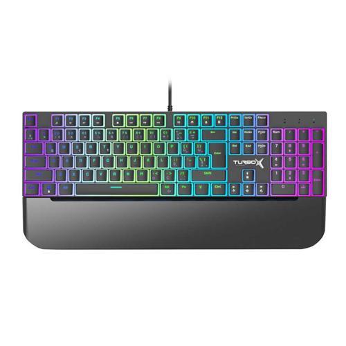TR-MK10PD Gaming Mekanik Pudding Tuş Bilek Destekli Blue Switch Siyah Mekanik Rgb Klavye