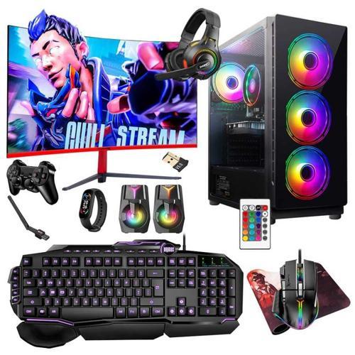 Tx5291 i5 9400F 32GB Ram 1TB SSD 8GB RX580 27 inç 100Hz Curved Oyun Hazır Sistem