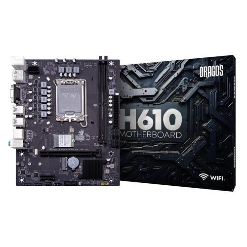 Pro H610M-E M.2 Sata WI-FI+BT Ddr4 3200MHz Usb 3.2 Hdmi Dp Vga Ses G.Lan 1700P Anakart