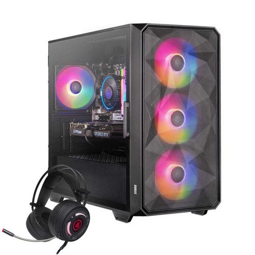 DRx6747 Ryzen 7 5700x3D 16GB Ram 1TB M.2 NVMe 8GB RTX4060 Sıvı Soğutmalı Oyun Hazır Sistem