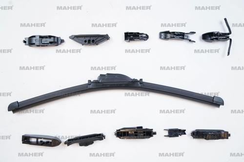 Silecek Süpürgesi Tek Tip Üniversal 11 Aparatlı 18 Muz (450Mm)