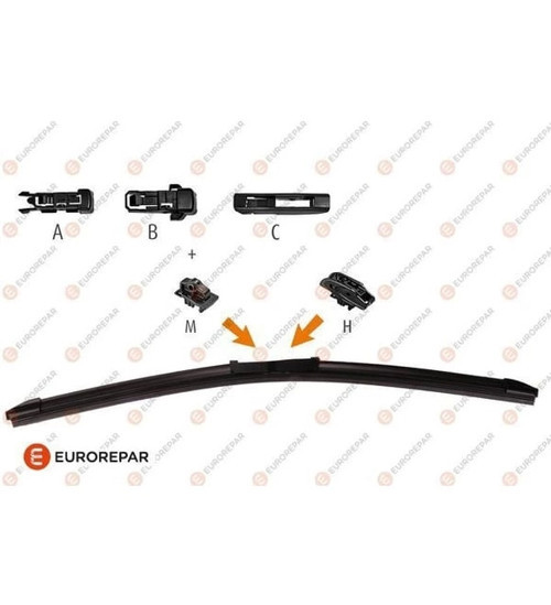 Erp Sol Ön Silecek Süpürgesı Psa C Elysee / 301 / 308 /C4 B.M 2012- (Oem No: 1609068880 1642335480