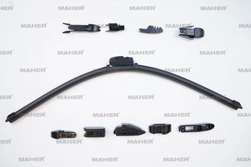 Silecek Süpürgesi Tek Tip Üniversal 10 Aparatlı 24 Muz (600Mm)