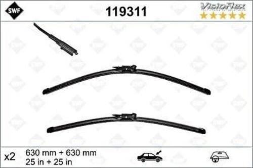 Fiat Iveco Daıly Vı-Honda City (Yenı Kasa) 2014- Silecek Süpürgesı Ön Takım 630 / 630 Mm (Oem No:580