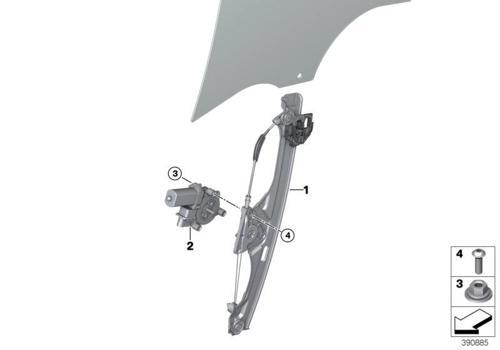 Bmw 22 Serisi 2010-.18 Cam Krikosu Ön Sol (Oem No:51332579945)