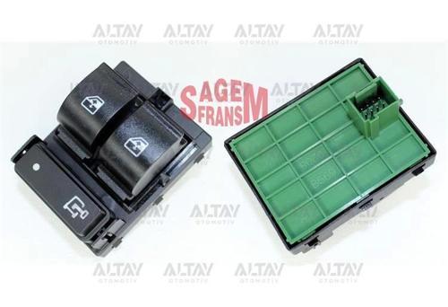 Cam Açma Düğmesi Ducato Iıı (Çiftli) Ayna Ayar Düğmeli Çerçeveli Sol (Oem No:735536943)