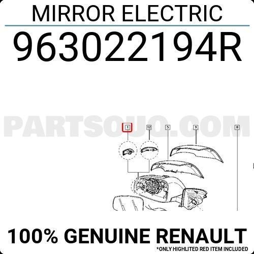Renault Latitude 2011- Dış Dikiz Aynası Sol Elektrikli Isıtmalı, Elektrık Katlanabılır, Bellek, Yanı
