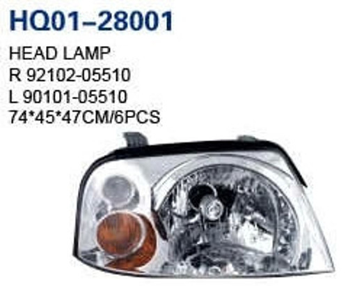 Far Atos 06-09 Elektrikli Sol (Oem No: 92101-05520)