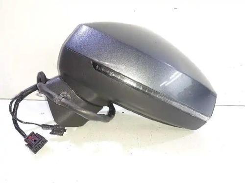 Vw A3 2013-2020 Dış Dikiz Aynası Sol Otomatik Katlamalı - Astarlı (Hatchback) (12 Pın) (Oem No:8V185