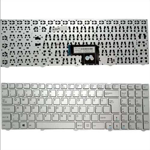 Casper Nirvana CSD Uyumlu Notebook Klavyesi - Silver - TR