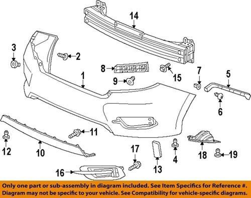 Tampon Bağlantı Braketi Cıvıc Arka 16-22 Fc5 Sol (Oem No: 71555-Tba-A00)