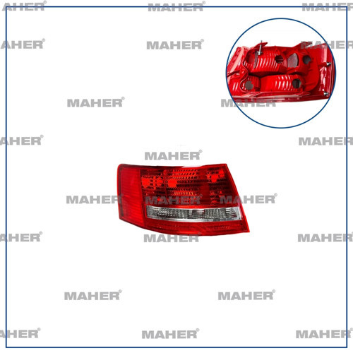 Stop Lambası A6 2006-2008 Ledsiz Dış Sol (Oem No:4F5945095L)