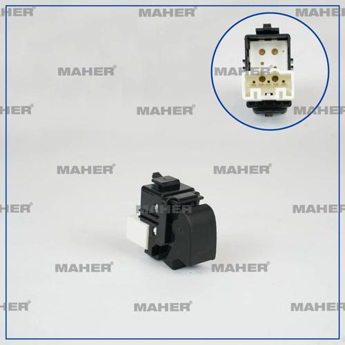 Cam Açma Düğmesi Corolla  1993-1998 Ön Sağ / Arka R-L / Corona / Hilux 1998-2005 / Yaris 1999-05 (Oe