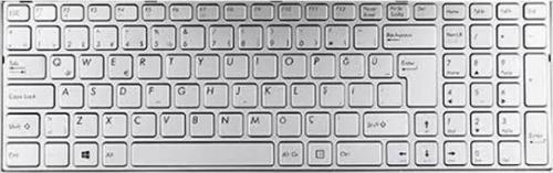 Casper Nirvana PG-C15B-2  Notebook Klavye Tuş Takımı - Silver