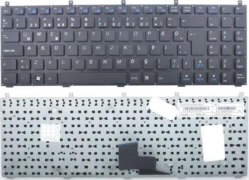 Casper W765S Uyumlu Notebook Klavyesi Siyah - TR