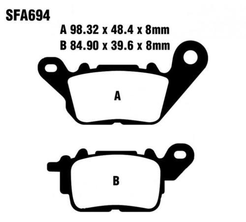 Ön Fren Balatası Sfa694 Yamaha Nmax125 Nmax155 Delıght 125 2017-2018 380. 694.
