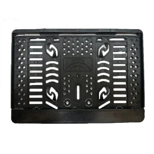 Motosiklet Plastik Plakalık Siyah 15x24cm Universal Gogo