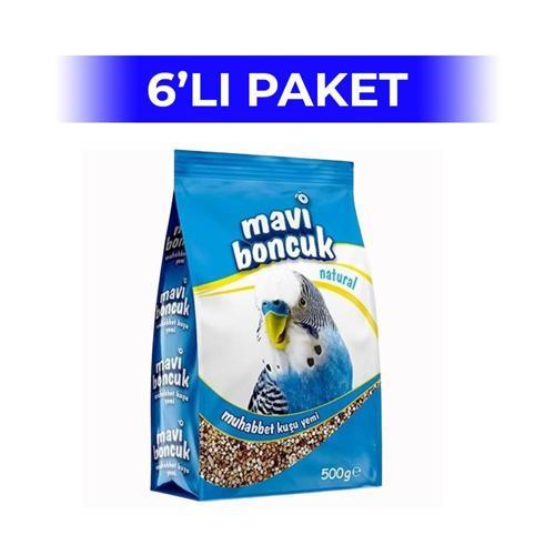 Natural Kabuklu Muhabbet Kuşu Yemi 500 gr 6 Adet