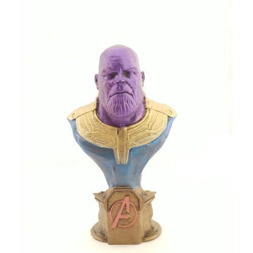 Büro Ev Ofis Dekoru için Mini Polyester Thanos Büstü
