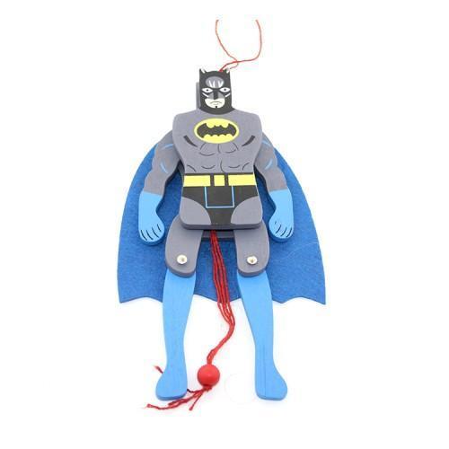 Büro Ev Ofis Dekoru için Ahşap Sallanan Batman Figürü