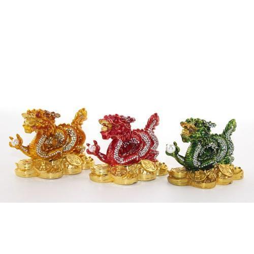 Büro Ev Ofis Dekoru için Lüks Dragon Figürü