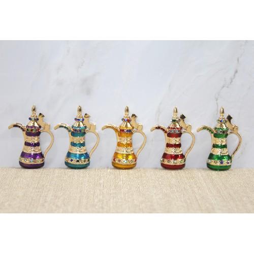 Büro Ev Ofis Dekoru için Lüks Taşlı Mini İbrik Biblosu