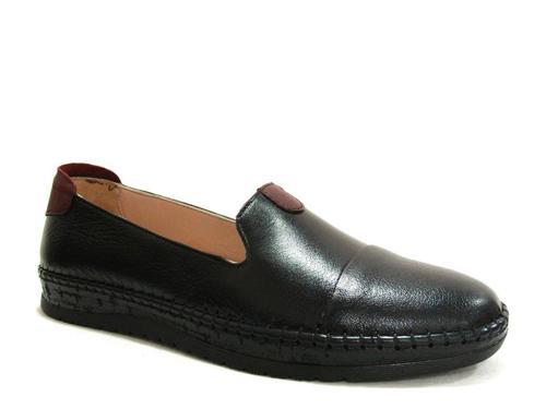 Siyah Loafer Hakiki Deri Anatomik Comfort Ayakkabı