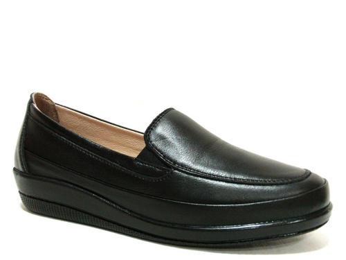 Dr.ongo Siyah Hakiki Deri Jelli Ortopedik Comfort Ayakkabı
