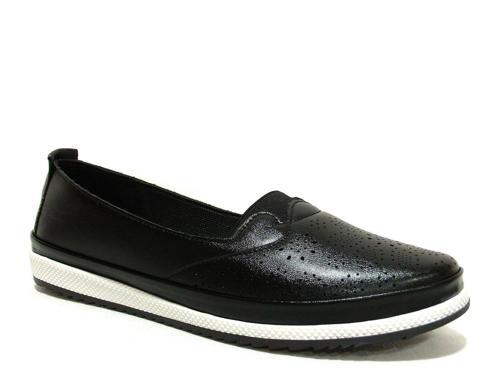 Siyah 4 Nokta Comfort Anatomik Kadın Ayakkabı