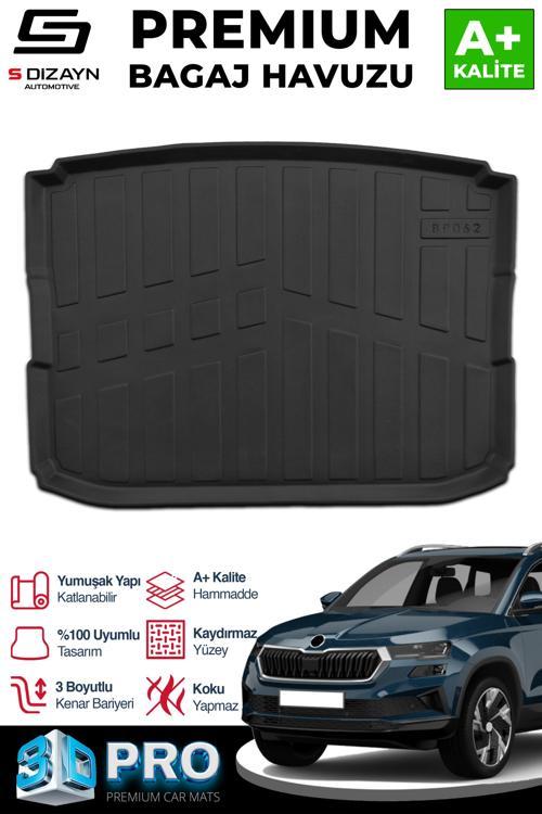 Skoda Karoq 3D Pro Bagaj Havuzu 2017 Üzeri A+ Kalite