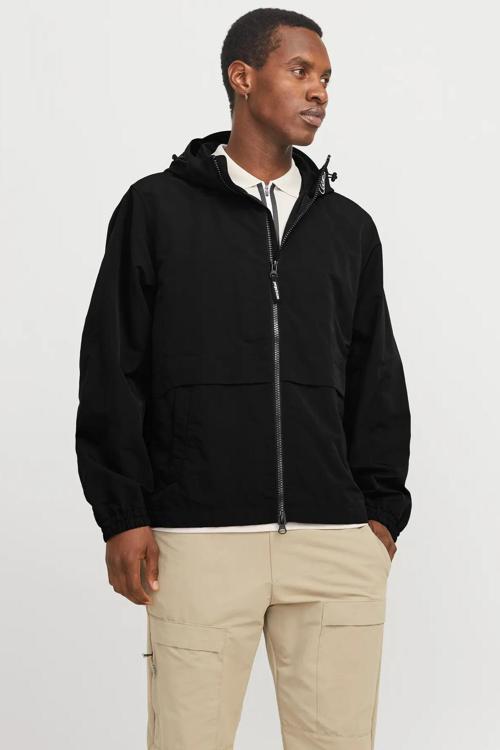 Erkek Jcounıon Kapüşonlu Fermuarlı Ceket 12274049 Siyah