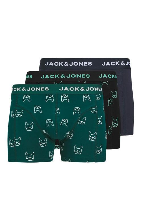 Erkek Jacdenım 3'lü Boxer 12275817 Koyu Lacivert