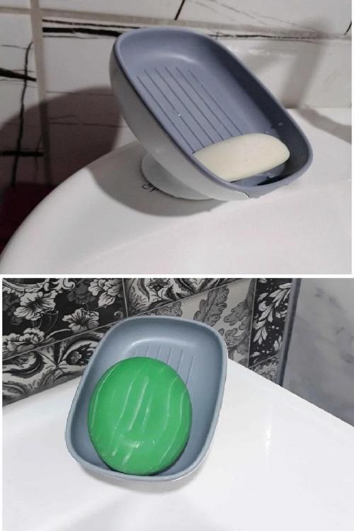 Büro Ev Ofis Banyo Mutfak Düzeni için Çift Kademe Giderli Lotus Katı Sabunluk