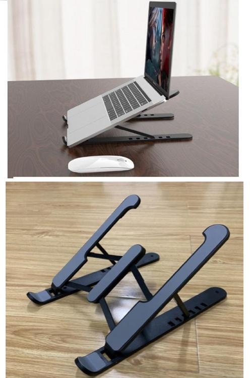 Büro Ev Ofis Bilgisayarı için Katlanır Kaydırmaz Ayarlı Notebook Tablet Tutucu
