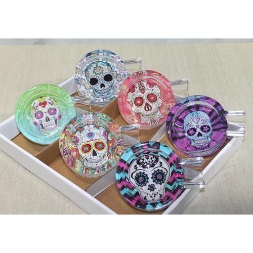 Büro Ev Ofis Dekoru için Cam Dizyan Puro Kül Tablası Küllüğü