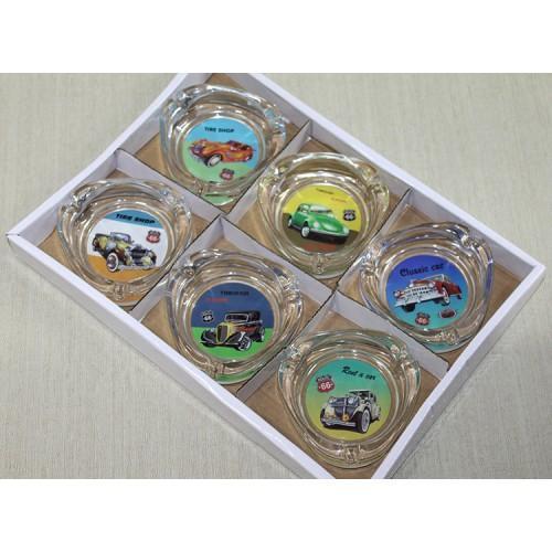 Büro Ev Ofis Dekoru için Cam Kül Tablası Tasarım Küllük