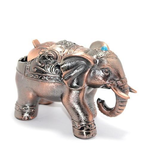 Büro Ev Ofis Dekoru için Fil Tasarım Metal Küllük