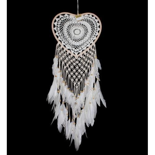 Büro Ev Ofis Dekoru için Kalpli Düş Rüya Kapanı Dreamcatcher