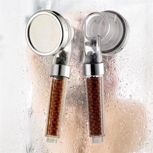 Banyo Keyfi için Su Tasarruflu Arıtmalı Doğal Taşlı Banyo Duş Başlığı