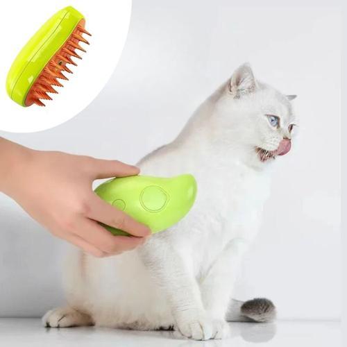 Büro Ev Evcil Hayvanı için Buharlı Silikon Uçlu Kedi Köpek Tüy Fırçası