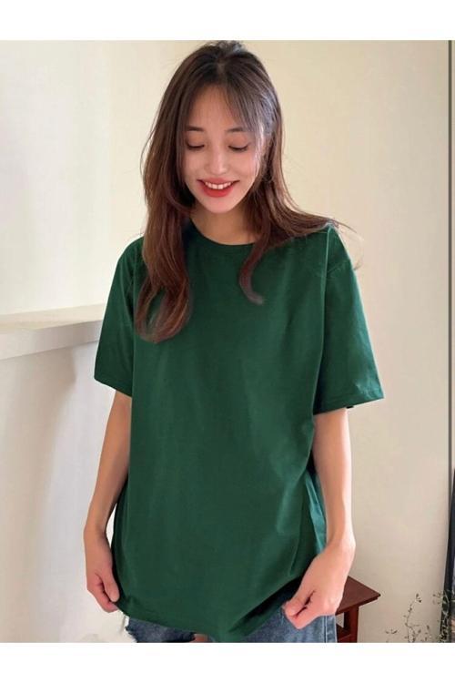 Erkek Siyah Basic Pamuk Bisiklet Yaka T-Shirt