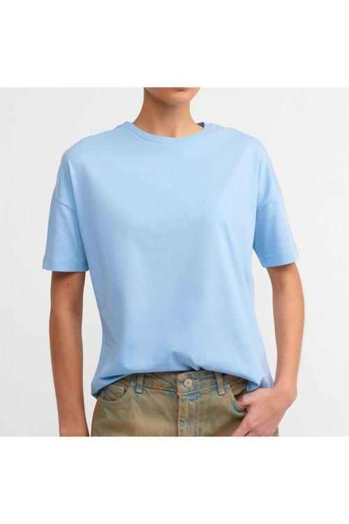 Unisex Bisiklet Yaka Basic T-Shirt