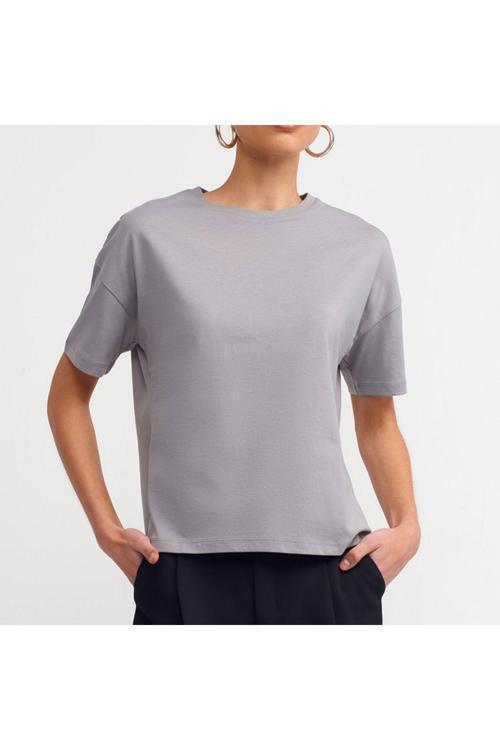 Unisex Bisiklet Yaka Basic T-Shirt