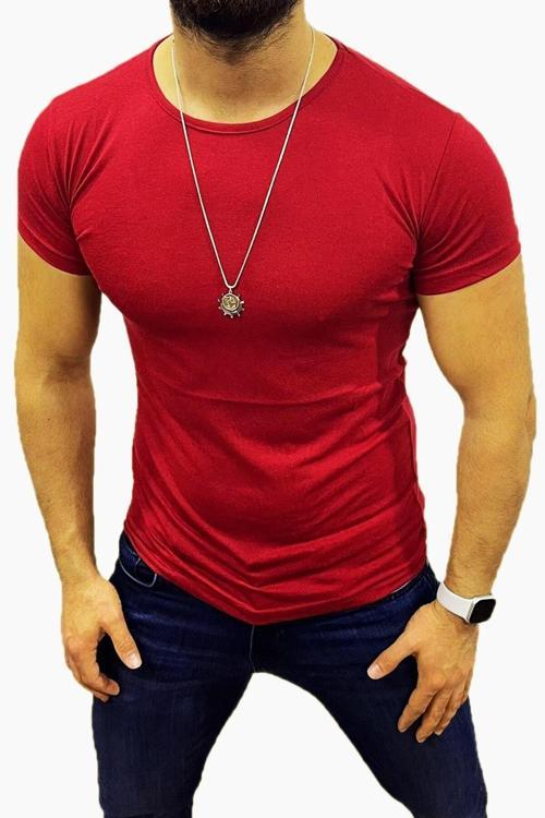 Kingtiger Düz Renk Sade Basic Erkek Tişört 5 Renk