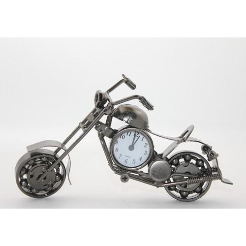 Büro Ev Ofis Dekoru için Metal Motorlu Tasarımlı Masa Saati